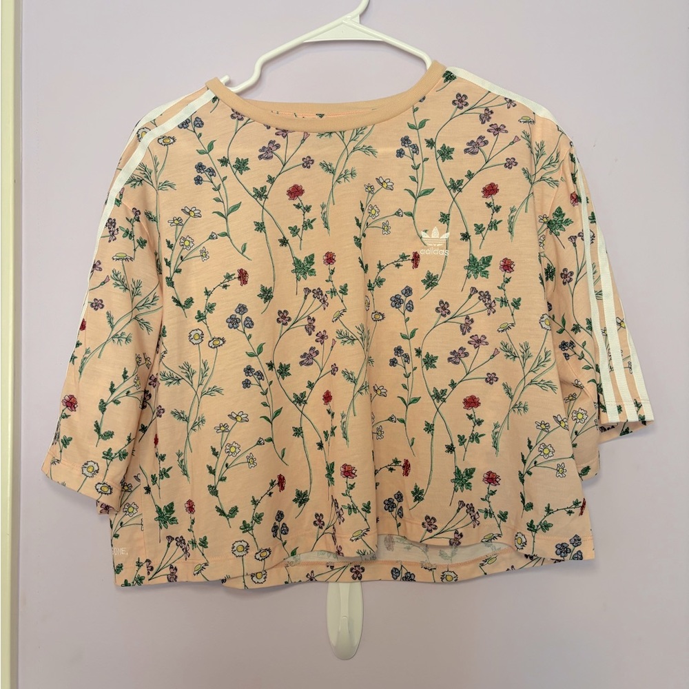 Adidas Floral Crop Top